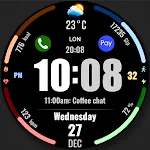 WFP 318 Digital watch face