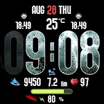Animated Weather Digital Clock
