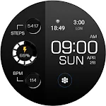 Key WF20 Digital Watch Face