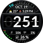 NTV520 - Digital watch face