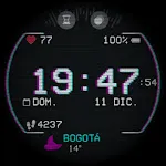 VCR Digits Watch Face
