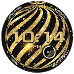 Christmas Gold Watch Face