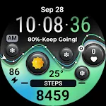 OMG 75 - Colorful Watch Face