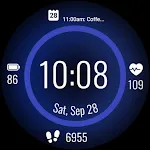 LED Neon Lights Watch Face
