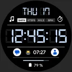 LCD Digital: Watch face