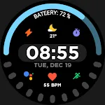 Nighty Digital 21 - watch face