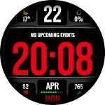 WR 018 Digital Watch Face