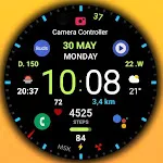 Black practical MOD Watch face