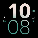 Snow Large Watch Face