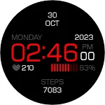 Key099 Digital Watch Face