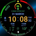 Metric Pro: Watch Face Wear OS