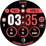 MOON KNIGHT Digital Watch Face