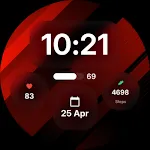 Liquid Glass Watch Face