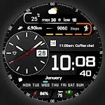 FSW307 Hybrid Watch face
