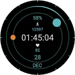 Galactic Hour Watch Face