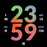 Big Aurora Glow Watch Face