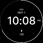 Simply Black Watch Face