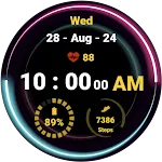 Neon Green Pink Watch Face