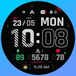 SH096 Watch Face, WearOS watch