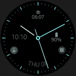 Minimal black v24 watch face