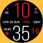 Gold n Color Daily Watch Face