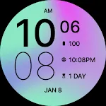 Simply Tosca Purple Watch Face