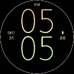 Orange Green Air Watch Face