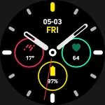 Nighty Analog 15 - watch face