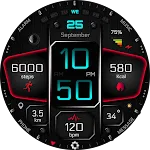 A410 Neon Watch Face Wear OS