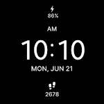 Dark Black Watch Face