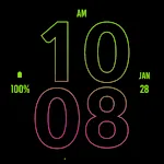 Green Pink LE Watch Face
