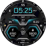 A385 Futuristic Face wear OS