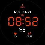 Digital LED Watch Face