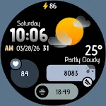 Digital watch face D31