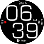 Key WF14 Digital Watch Face