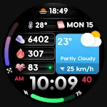 PRADO 70 Digital Watch Face