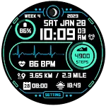 Step Up 3 - Digital Watchface