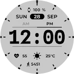 Clear Type Watch Face