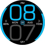 Key077 Futuristic Watch Face