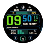 Desert watch face