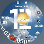 N-SPORT730 WeatherDigital Face