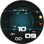 Future GUI Animated Watch Face