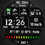 Digital Watch Face CRC071