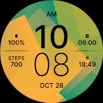 Yellow Green Fit Watch Face