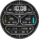 PT45 Hybrid Watch Face