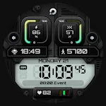 PRADO X96 Digital Watch Face