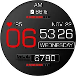 Key110 Digital Watch Face