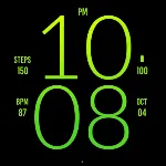Green Lime Light Watch Face