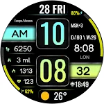 DIGI STRUMAN URX134 Watch face