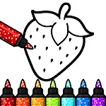 Hojas y libros para colorear icon